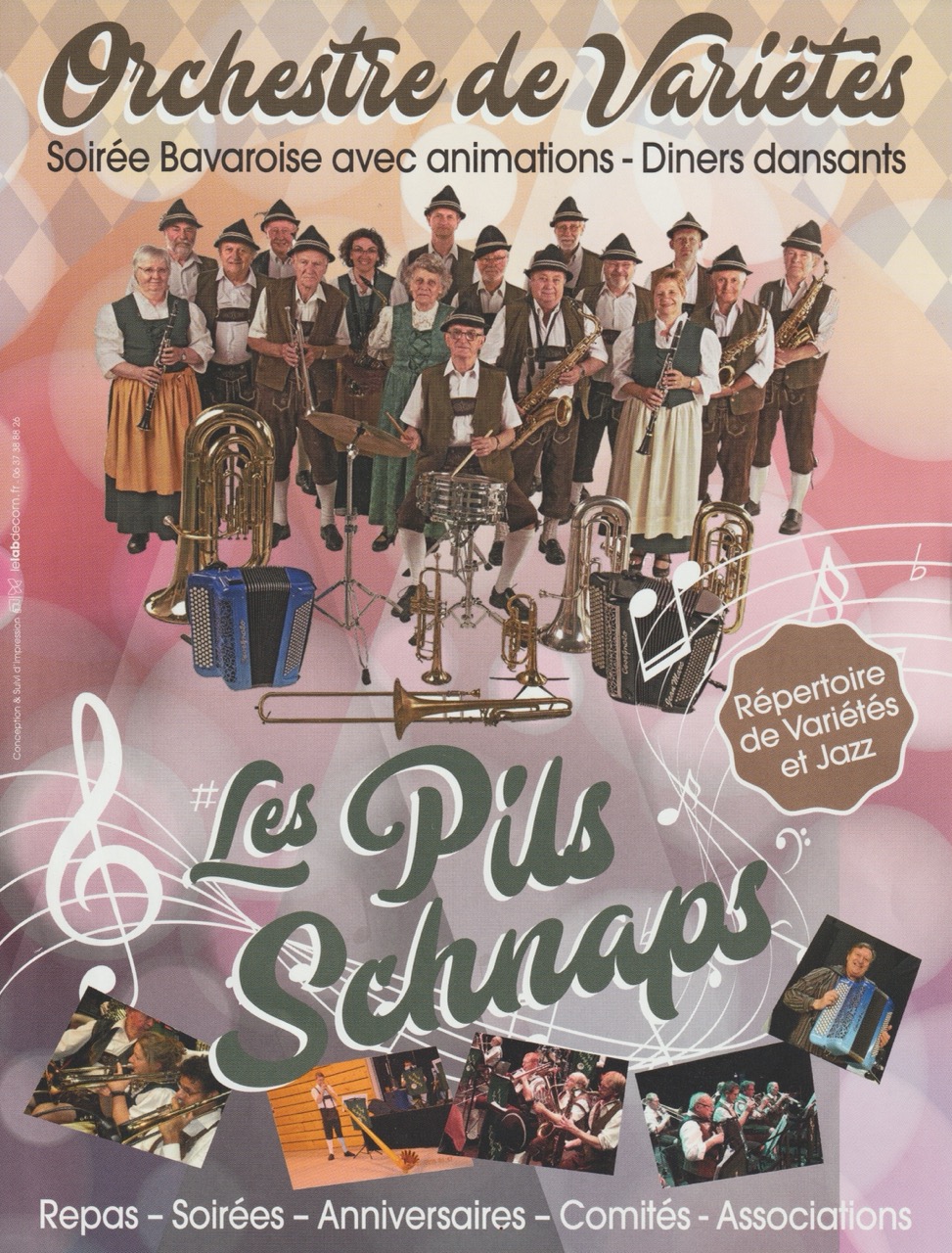 Musicien en tenue traditionnelle bavaroise